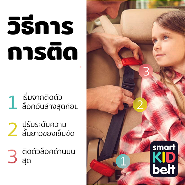 Smart Kid Belt - Smallest Safest Car Child Safety Device